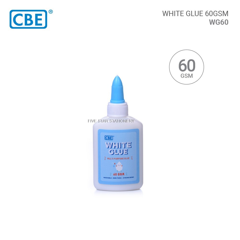 fivestar2u CBE Liquid White Glue Multipurpose White Glue WG60 / WG250