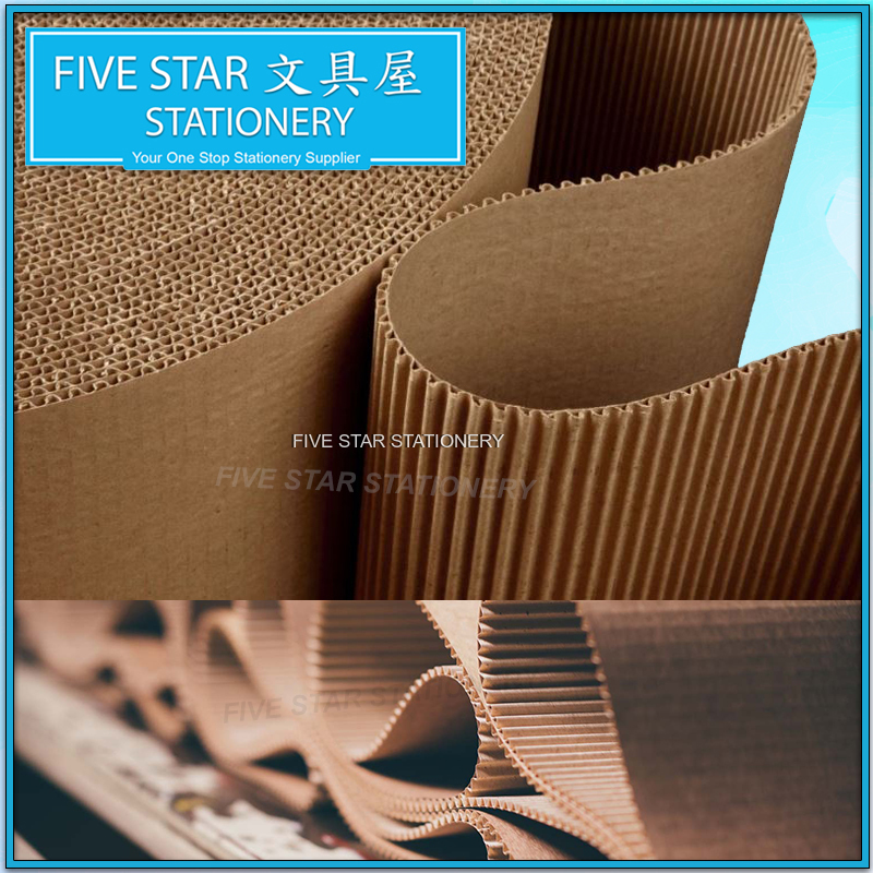 CORRUGATED PAPER ROLL BFLUTE 1.3M X 30kg KRAFT PAPER PACKAGING