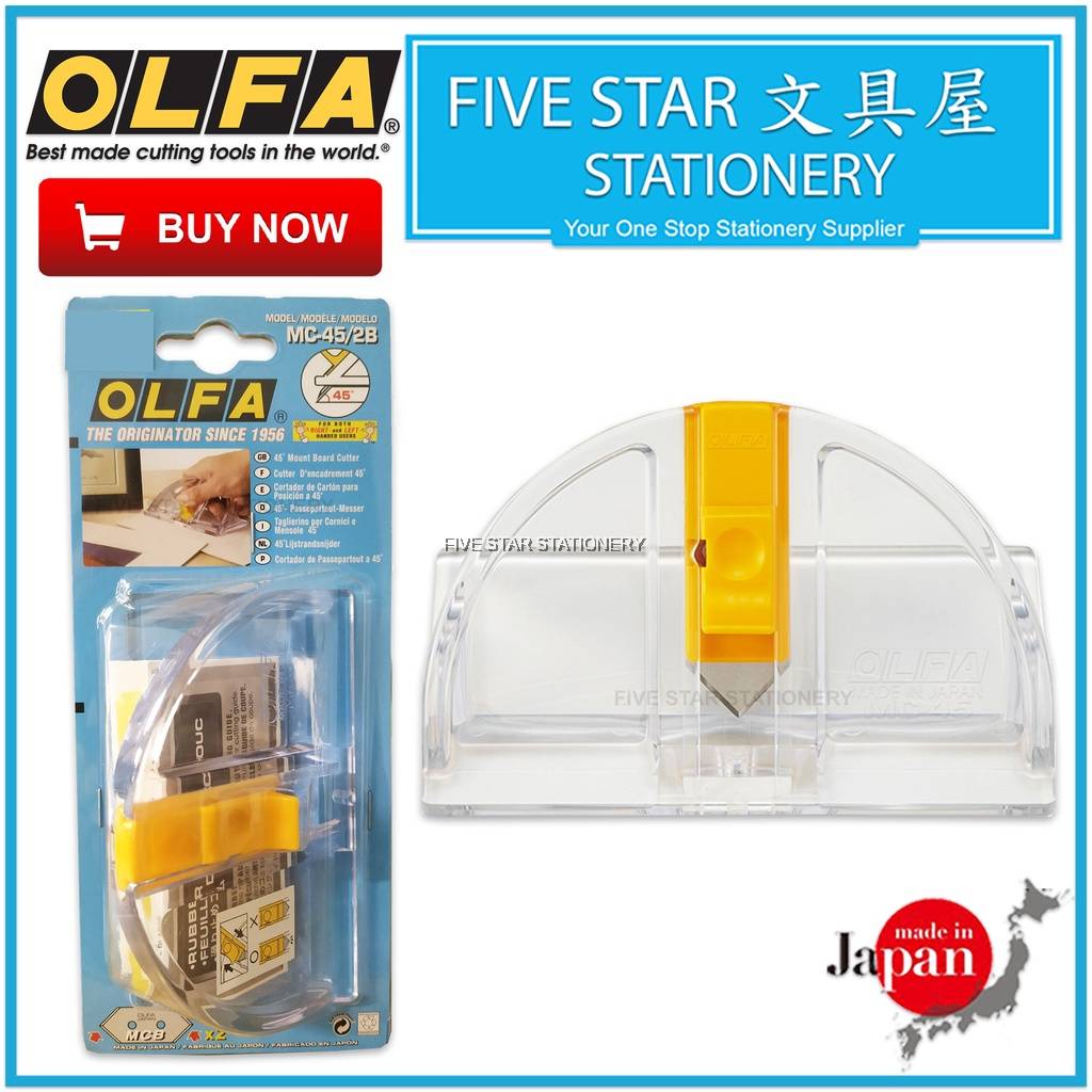 OLFA MC45/2B 45° Mount Board Cutter Hobby Craft & Utility