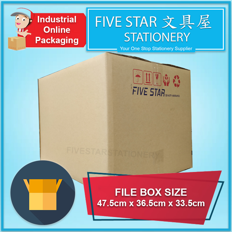 FILE BOX SIZE CARTON DOUBLE WALL 10PCS